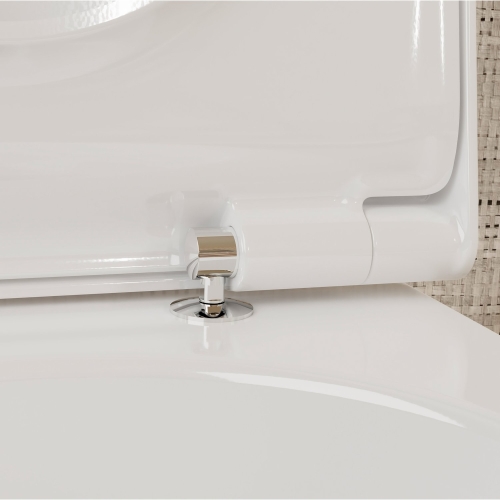 Hansgrohe EluPura S Fali WC Set 540 perem nélküli AquaFall Flush WC ülőkével és SoftClose, QuickRelease fedéllel, HygieneEffect 62021450