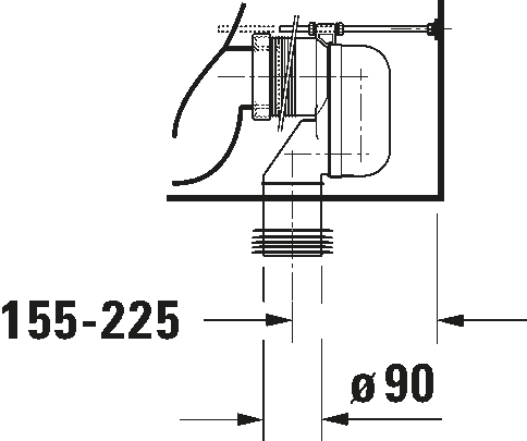 Duravit D-Neo monoblokkos wc csésze 2002090000