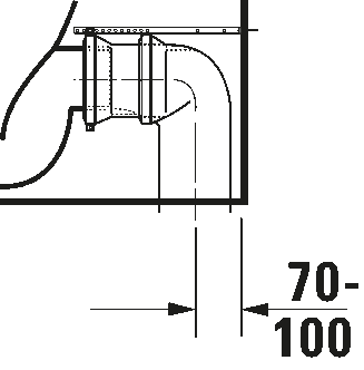 Duravit D-Neo monoblokkos wc csésze 2002090000