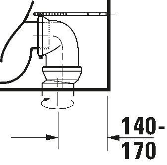 Duravit D-Neo monoblokkos wc csésze 2002090000