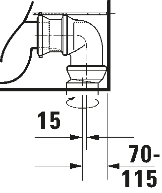 Duravit D-Neo monoblokkos wc csésze 2002090000