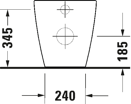 Duravit D-Neo rimless álló wc, fehér 2003090000