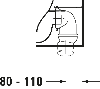 Duravit D-Neo rimless álló wc, fehér 2003090000