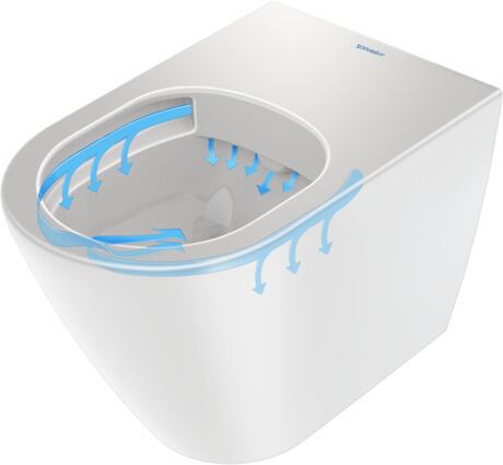 Duravit D-Neo rimless álló wc, fehér 2003090000