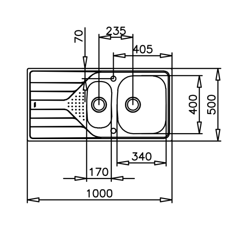 Teka Tekaway Universe 60 T-XP 1½B 1D mosogató tálca szett 115140003 (K)