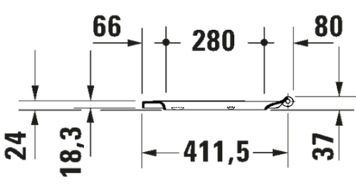 Duravit NO.1 wc ülőke 0026110000