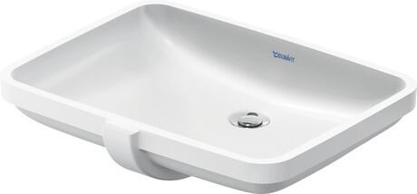 Duravit No.1 alulról beépíthető mosdó 55x40 cm, fehér 03955500282