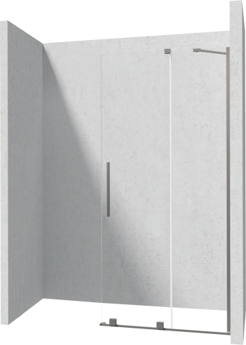 Deante PRIZMA 90 cm Walk-in tolóajtós zuhanyfal, titanium KTJ_D39R