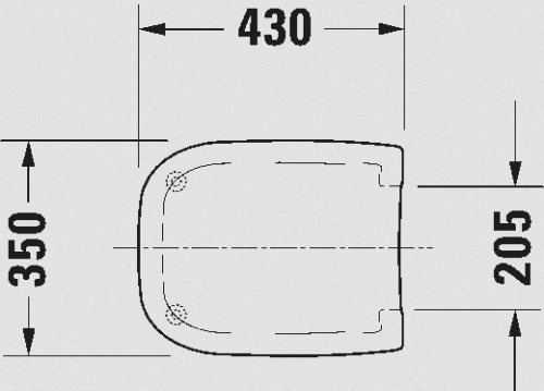 Duravit D-Code Compact wc ülőke 0067310099