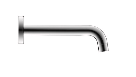 Duravit DuraStyle Basic kádbeömlő, króm N15240010010