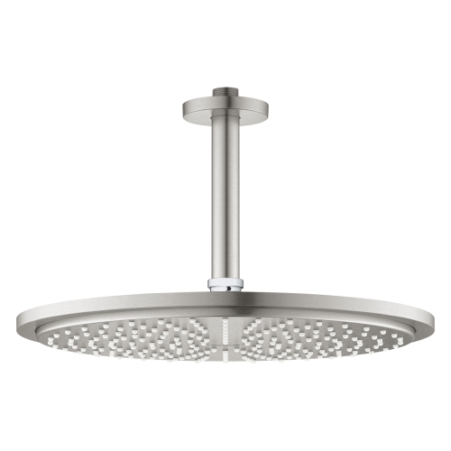 Grohe Rainshower Cosmopolitan 310 fejzuhany 142 mm mennyezeti zuhanykarral 8 l/perc, supersteel 26067DC0