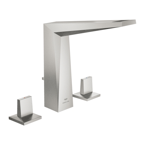 Grohe Allure Brilliant 3-lyukas mosdócsaptelep, L-es méret, supersteel 20627DC0