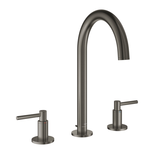 Grohe Atrio 3-lyukas mosdócsaptelep L-es méret, Brushed Hard Graphite 20649AL0