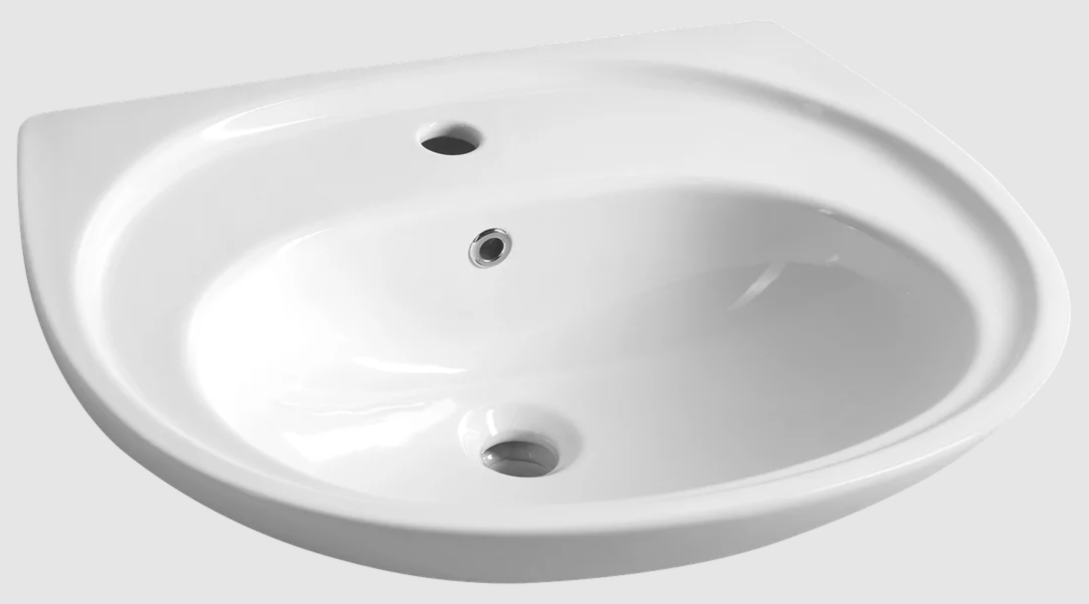 Sapho EGE VITRIFIYE 60x48 cm kerámiamosdó, fehér 10601