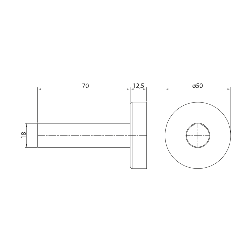 Sapho BRUCKNER WICHER takarórozetta, króm 600.316.1