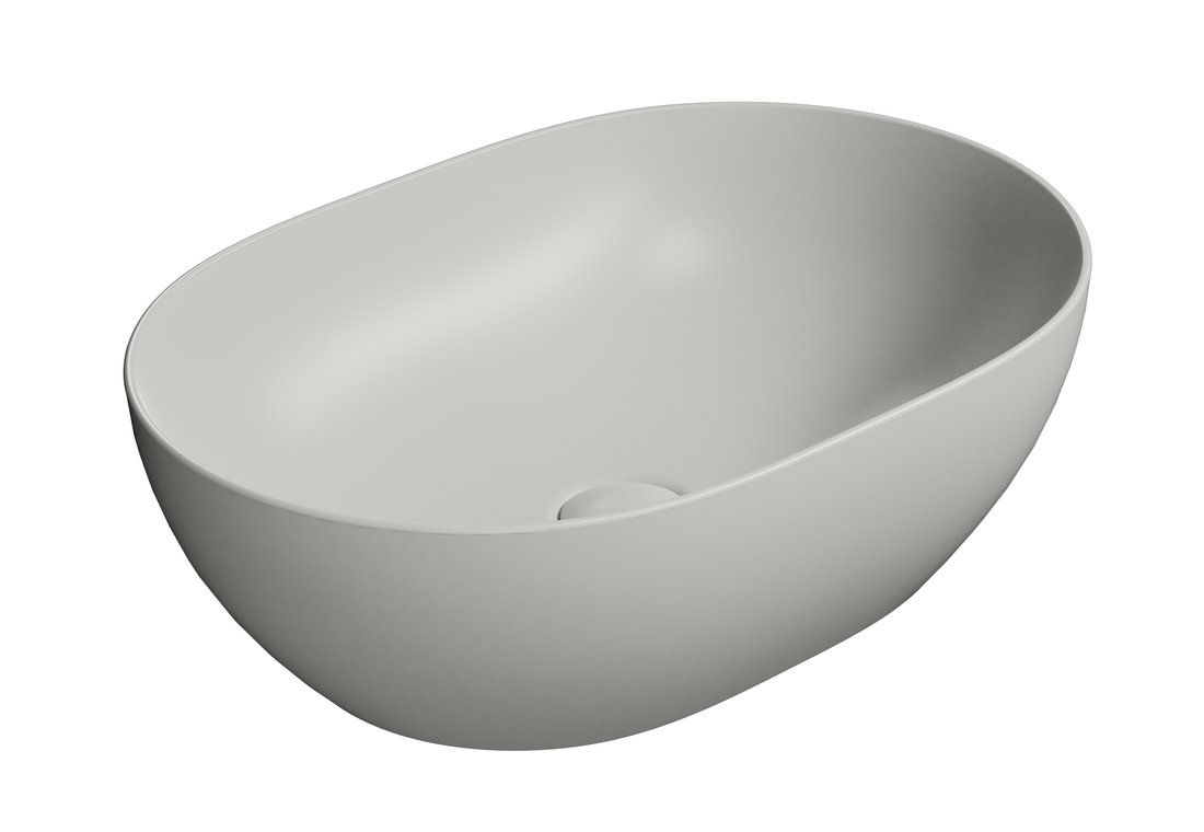 Sapho GSI PURA 50x35 cm kerámiamosdó, matt cement 886017