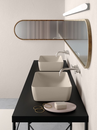 Sapho GSI NUBES 60x38 cm kerámiamosdó, matt kréta 903608