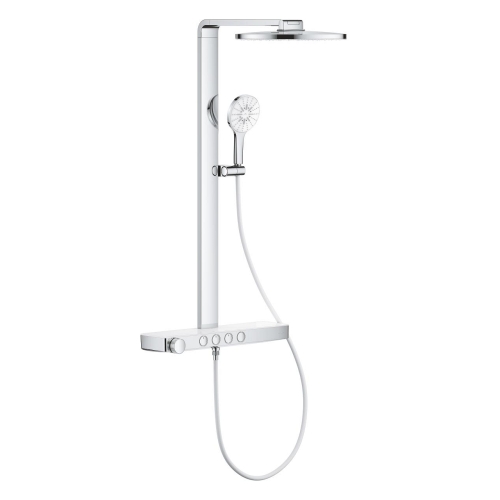 Grohe Rainshower Aqua Pure termosztátos zuhanyrendszer falra szerelésre, króm 1016800000