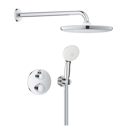 Grohe Grohtherm falsík alatti zuhanyrendszer Tempesta 250 fejzuhannyal, króm 1039960000