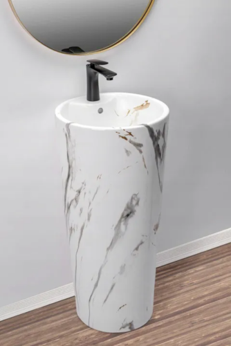 REA Blanka Marble Marmur szabadon álló mosdó REA-U8704