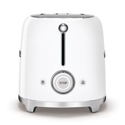 SMEG retro 2 szeletes kenyérpirító, fehér TSF01WHEU