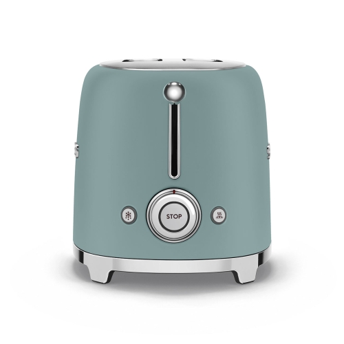 SMEG retro 2 szeletes kenyérpirító, smaragdzöld TSF01EGMEU