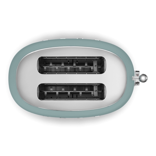 SMEG retro 2 szeletes kenyérpirító, smaragdzöld TSF01EGMEU