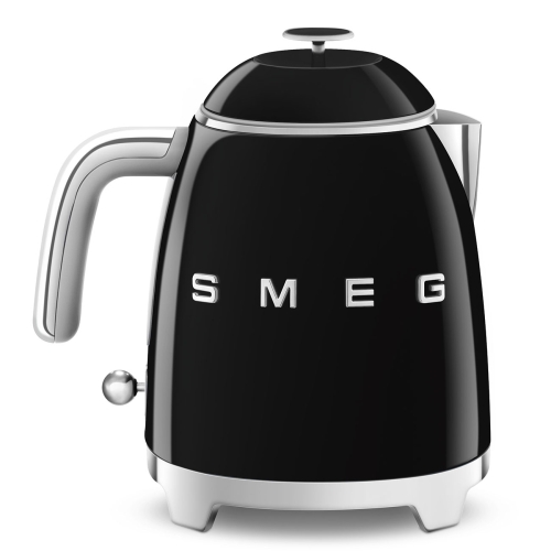 SMEG retro mini vízforraló, fekete KLF05BLEU