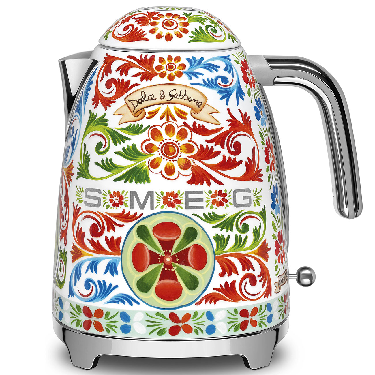 SMEG & Dolce&Gabbana retro vízforraló, Szicília a szerelmem KLF03DGEU