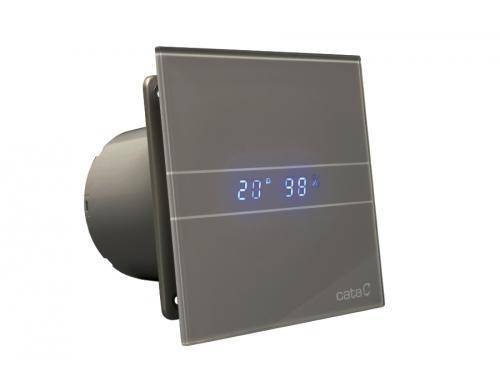 Cata E-100MSTH ventilátor utószellőztető/páraérzékelő funkcióval, szürke 00900903