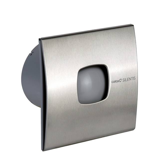 Cata Silentis 10 Timer ventilátor utószellőztető funkcióval, inox 01073300