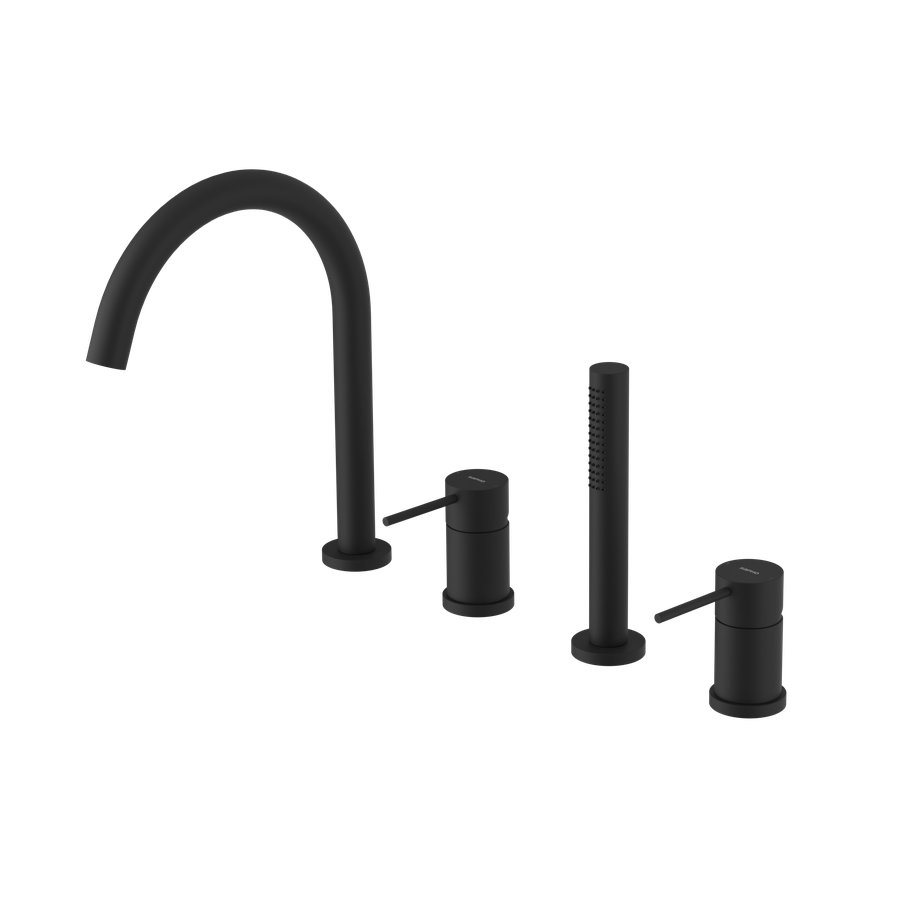 Sapho ULTRAMIX kádperemre építhető csaptelep, matt fekete UT052B