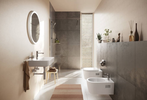 Hansgrohe EluPura Original S WC-szett ülőkével, AquaChannel Flush, fehér 60288450