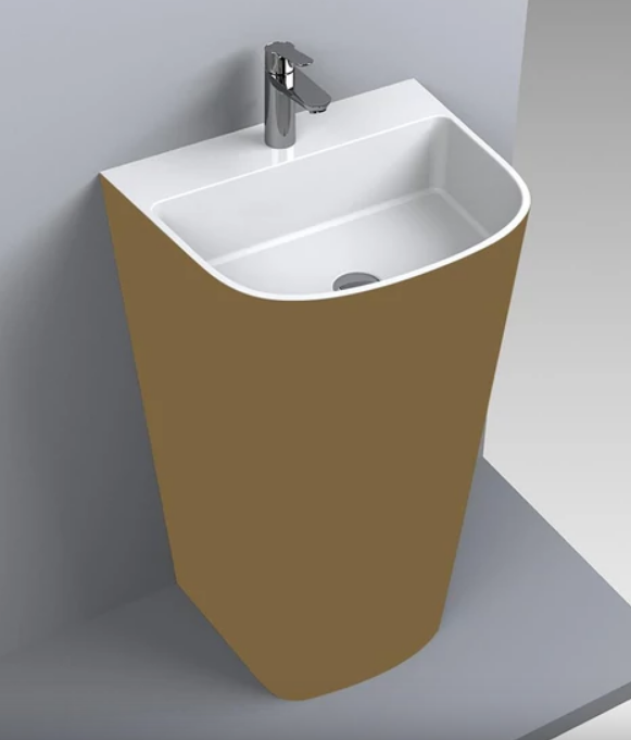 LUNART Gomez álló mosdó, fényes RAL 1036 - Pearl Gold 5999123003478