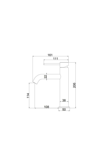 AREZZO design NOVA mosdócsaptelep, szálcsiszolt rozé arany AR-2101BR