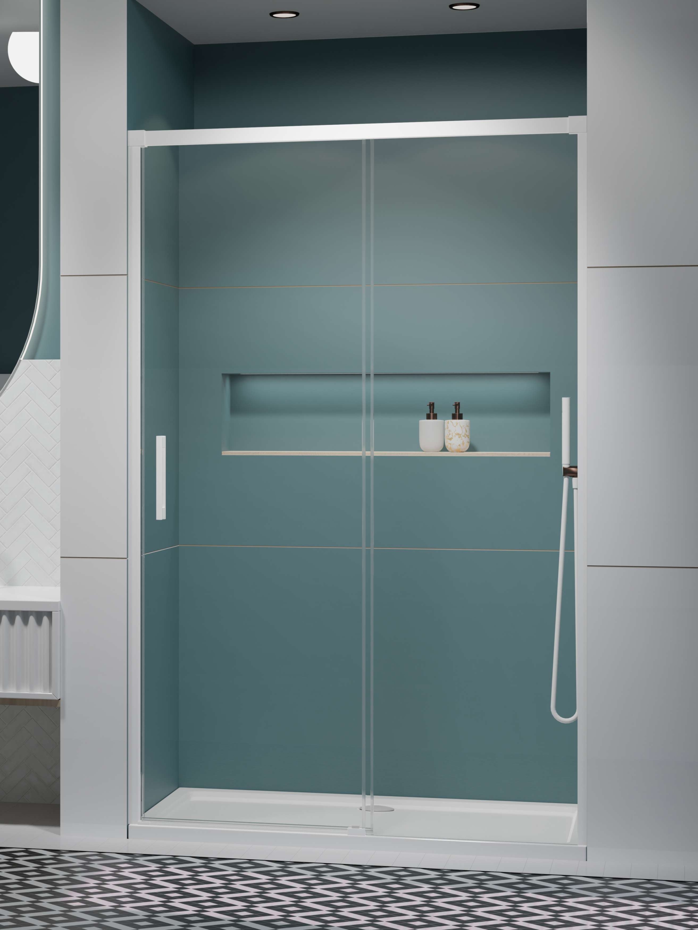 Radaway Idea White DWJ 160 balos zuhanyajtó, fehér 387020-04-01L