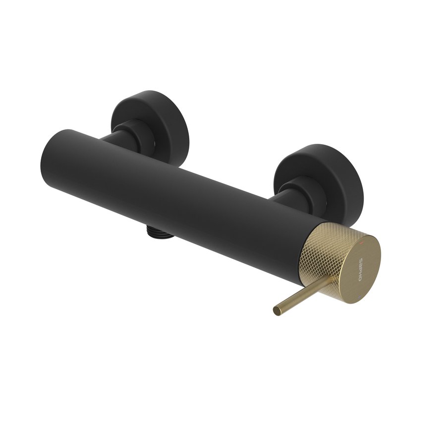 Sapho ULTRASAN zuhanycsaptelep, matt fekete/matt arany UT011VBG