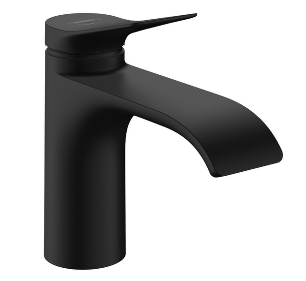 Hansgrohe Vivenis 80 CoolStart egykaros mosdócsaptelep automata lefolyógarnitúrával, matt fekete 75014670