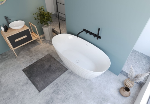 Niwell Kyra 160×75 cm szabadonálló kád, fényes fehér NW-KSZ-KYR166