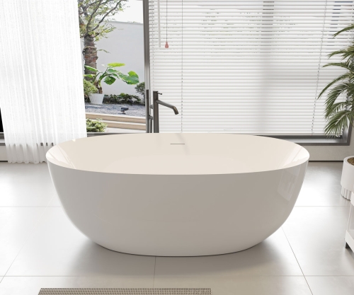 Niwell Zoe 160×75 cm szabadonálló kád, matt fehér NW-KSZ-ZOE160-MW