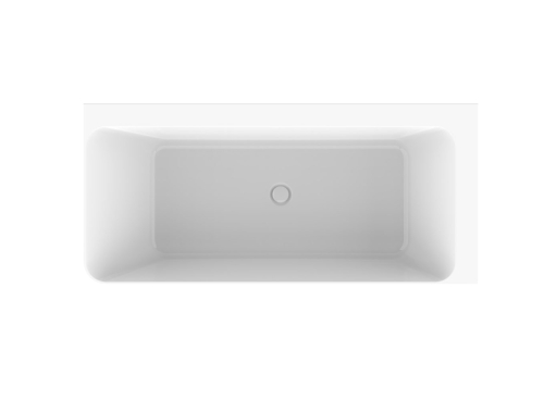 Niwell Ilda-R matt 170×78 cm szabadonálló kád falhoz jobbos, matt fehér NW-KSZ-ILD-R170-MW