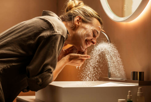 Hansgrohe Avalegra AquaUnit 580/475 mosdórendszer zuhanyvízsugárral, króm 22472000