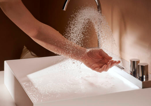 Hansgrohe Avalegra AquaUnit 580/475 mosdórendszer zuhanyvízsugárral, króm 22472000