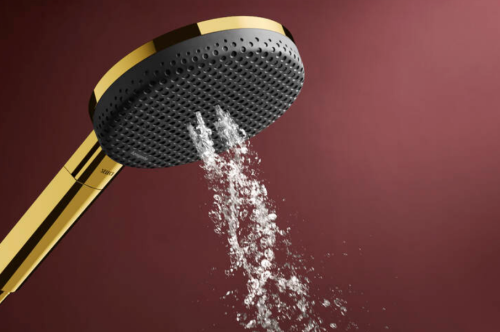 Hansgrohe Raindance Alive Select S kézizuhany 125, 3jet, polírozott arany hatású 24500990