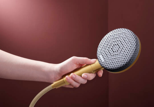 Hansgrohe Raindance Alive Select S kézizuhany 125, 3jet, Ecosmart+, szálcsiszolt bronz 24512140