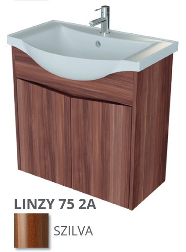 Tboss Linzy 75 alsó+tál fali rögzítéssel, 2 ajtós