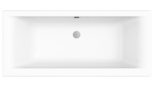 Niwell PETRA LUX Slim 180x80 egyenes kád, matt fehér WANW.SAD.180.080.EDS