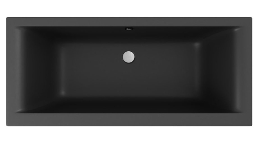Niwell PETRA LUX Slim 180x80 egyenes kád, matt antracit WANW.SAD.180.080.ANS