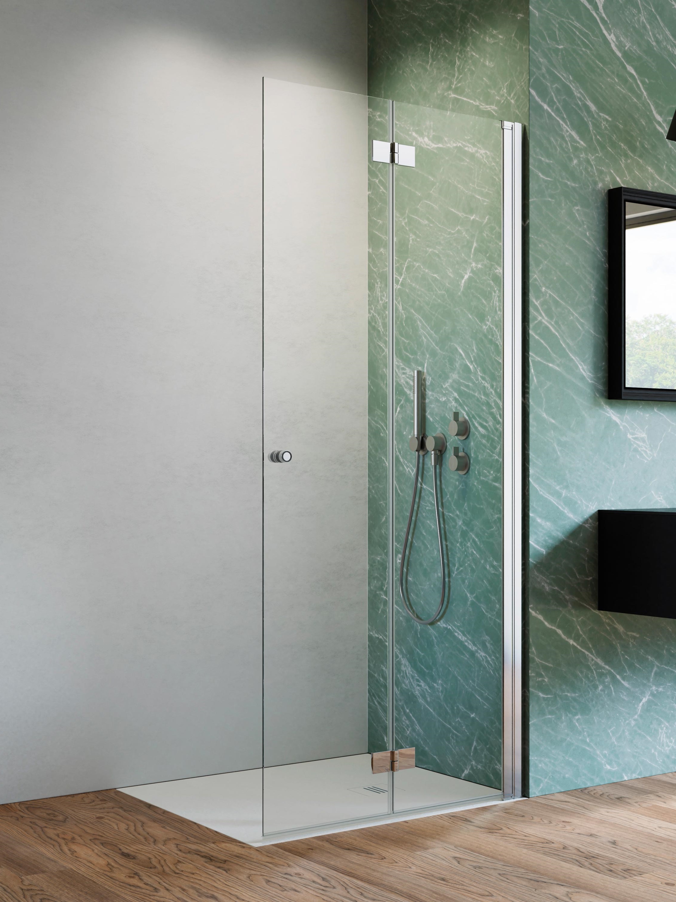 Radaway Nes KDD-B 80 cm jobbos Walk-in zuhanyfal, króm 10024080-01-01R