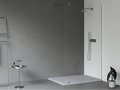 Ravak Slate Pro 100x90 cm zuhanytálca, Smoke Grey XA03A73O010